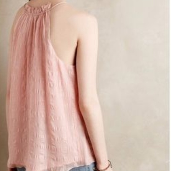 HD in Paris Windowpane Silk Top, Size 10 - Picture 2 of 7